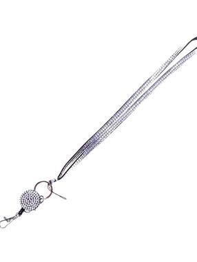 Bling Rhinestone Glam Lanyard For Work School